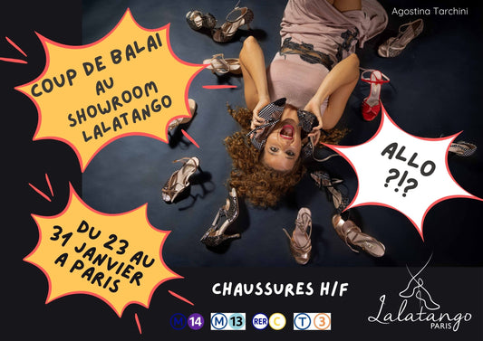 Coup de balai au showroom Lalatango du 23 au 31 janvier ! En ligne, livraison et retours gratuits