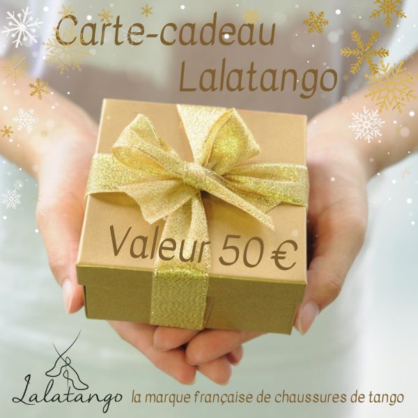 Carte-cadeau Lalatango (de 10€ à 219€ au choix)