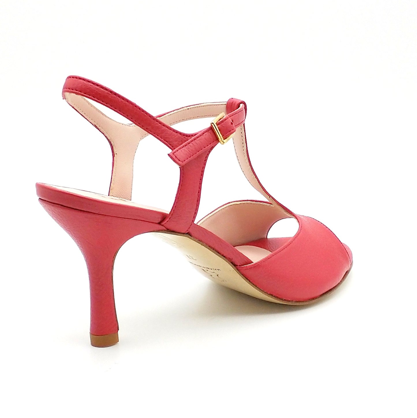 Sencillo rouge nacré talons 7cm