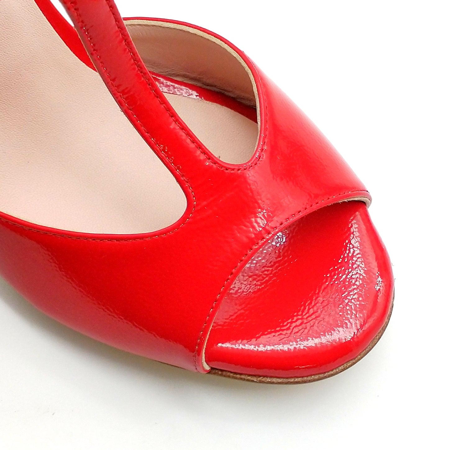 Sencillo vernis rouge talons 8cm