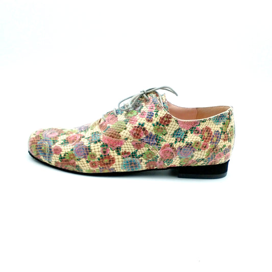 Tamango fleurs de printemps semelle danse