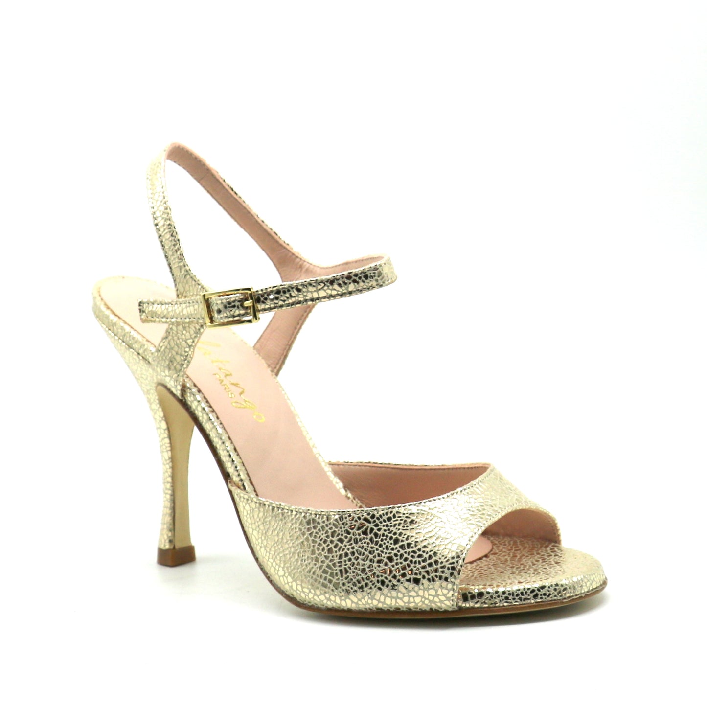 Uno or brillant façon verre brisé talons 9cm