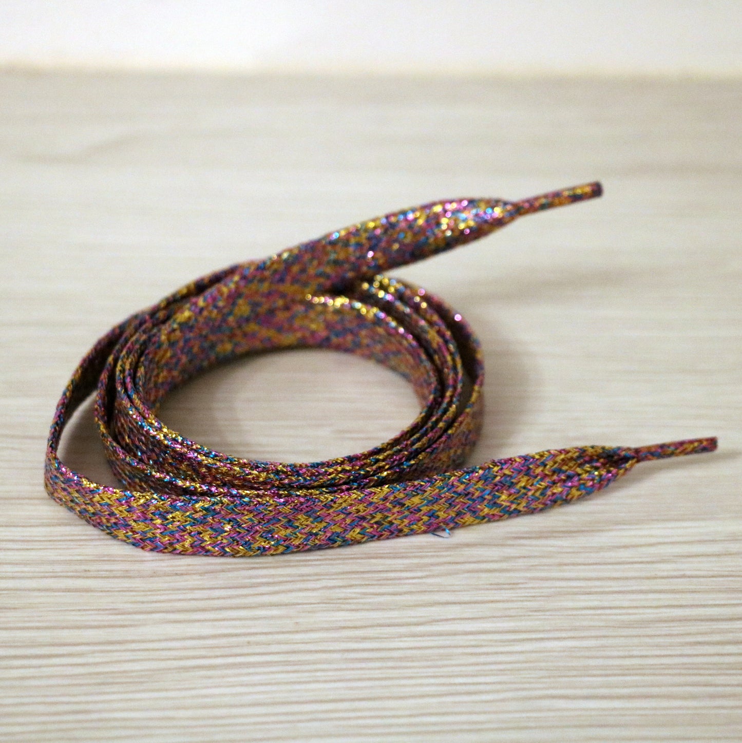 Lacets lurex multicolore