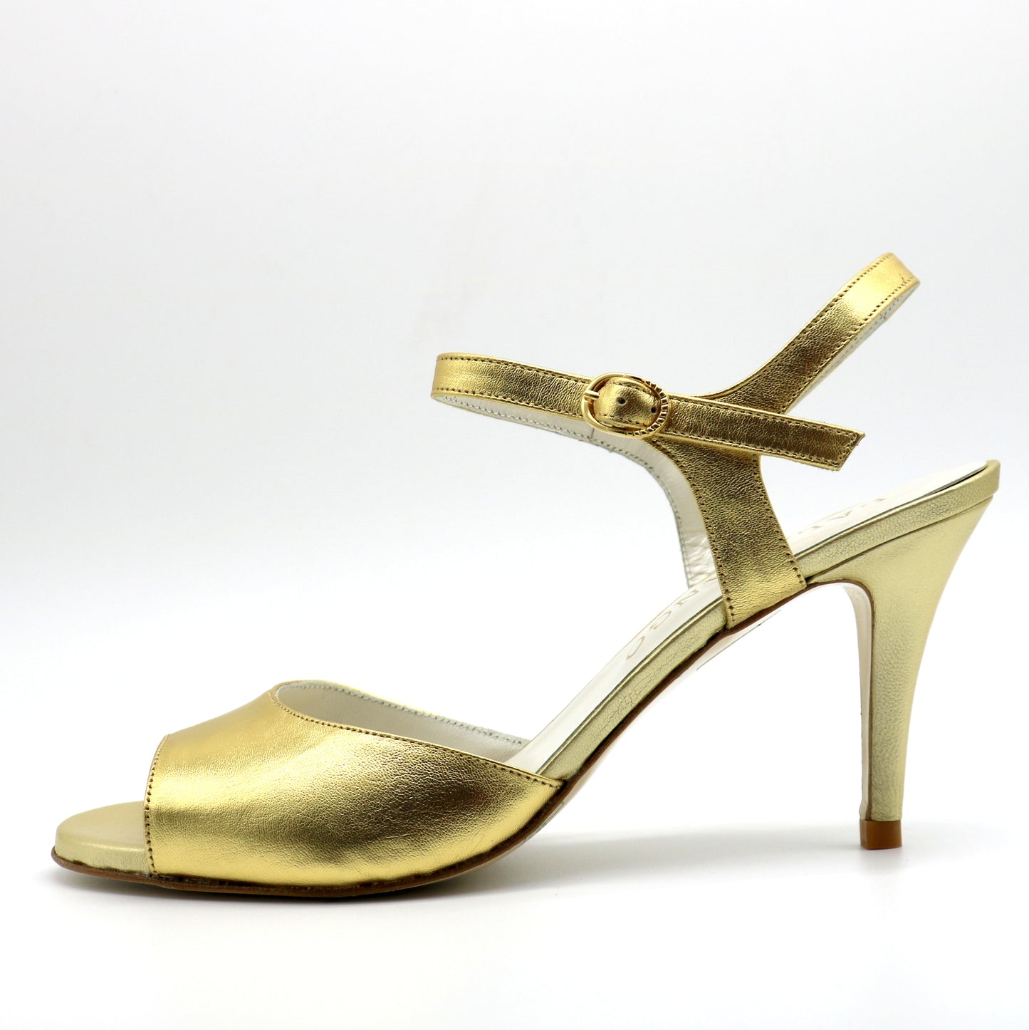 Uno Cuir Lisse Doré 7cm