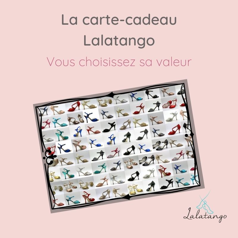 Carte-cadeau Lalatango (de 10€ à 209€ au choix)