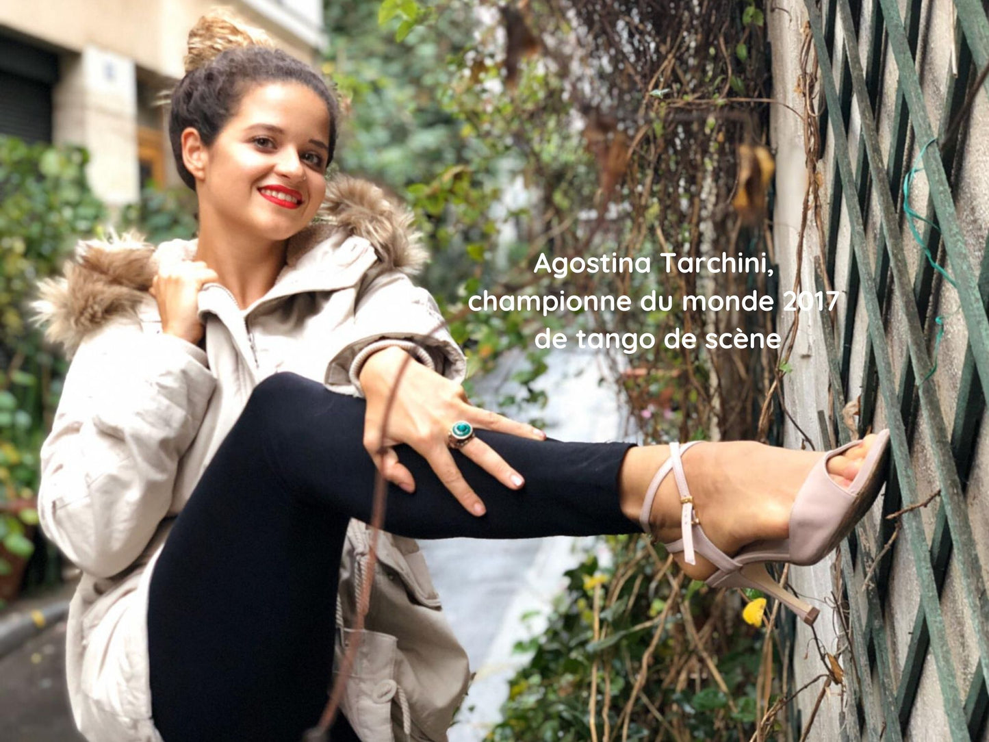 Sentimental Cuir lisse Nude rosé talons 8cm