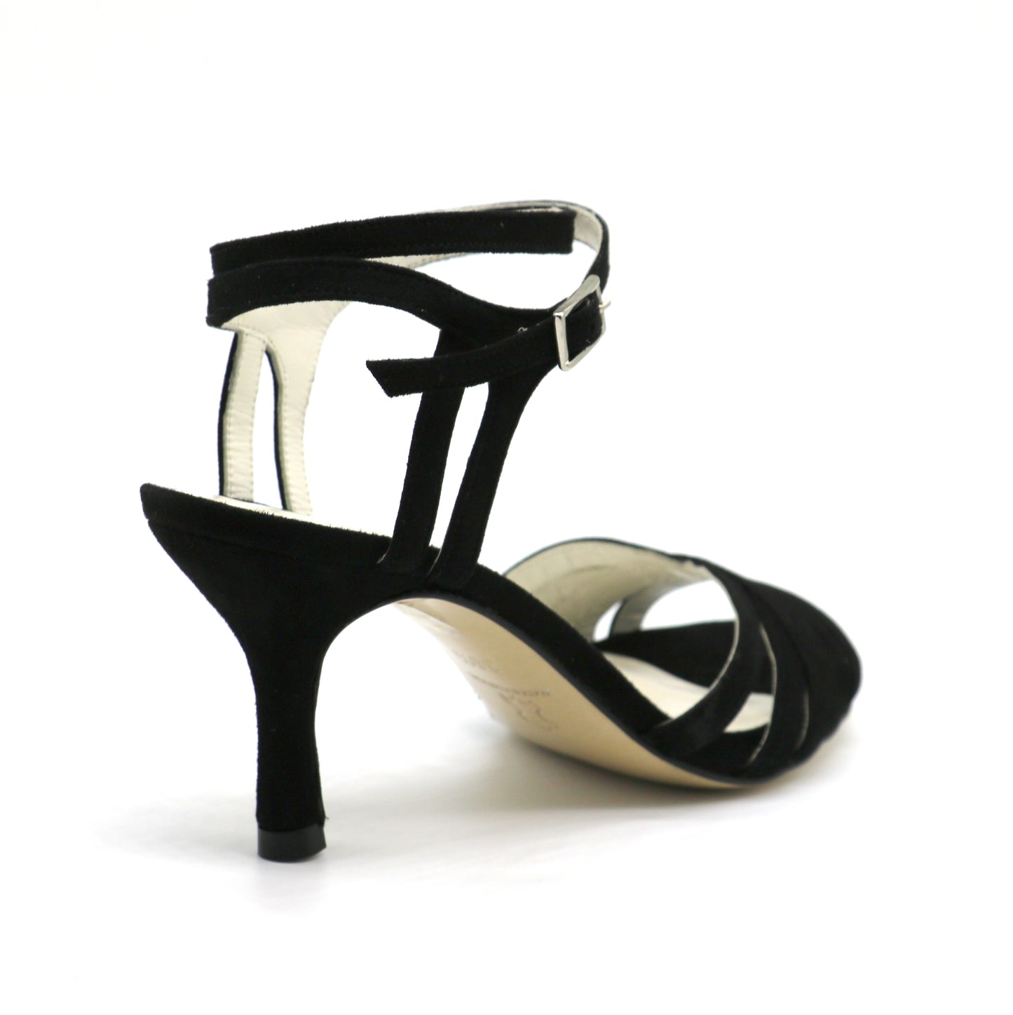 Libre daim noir talons 7cm