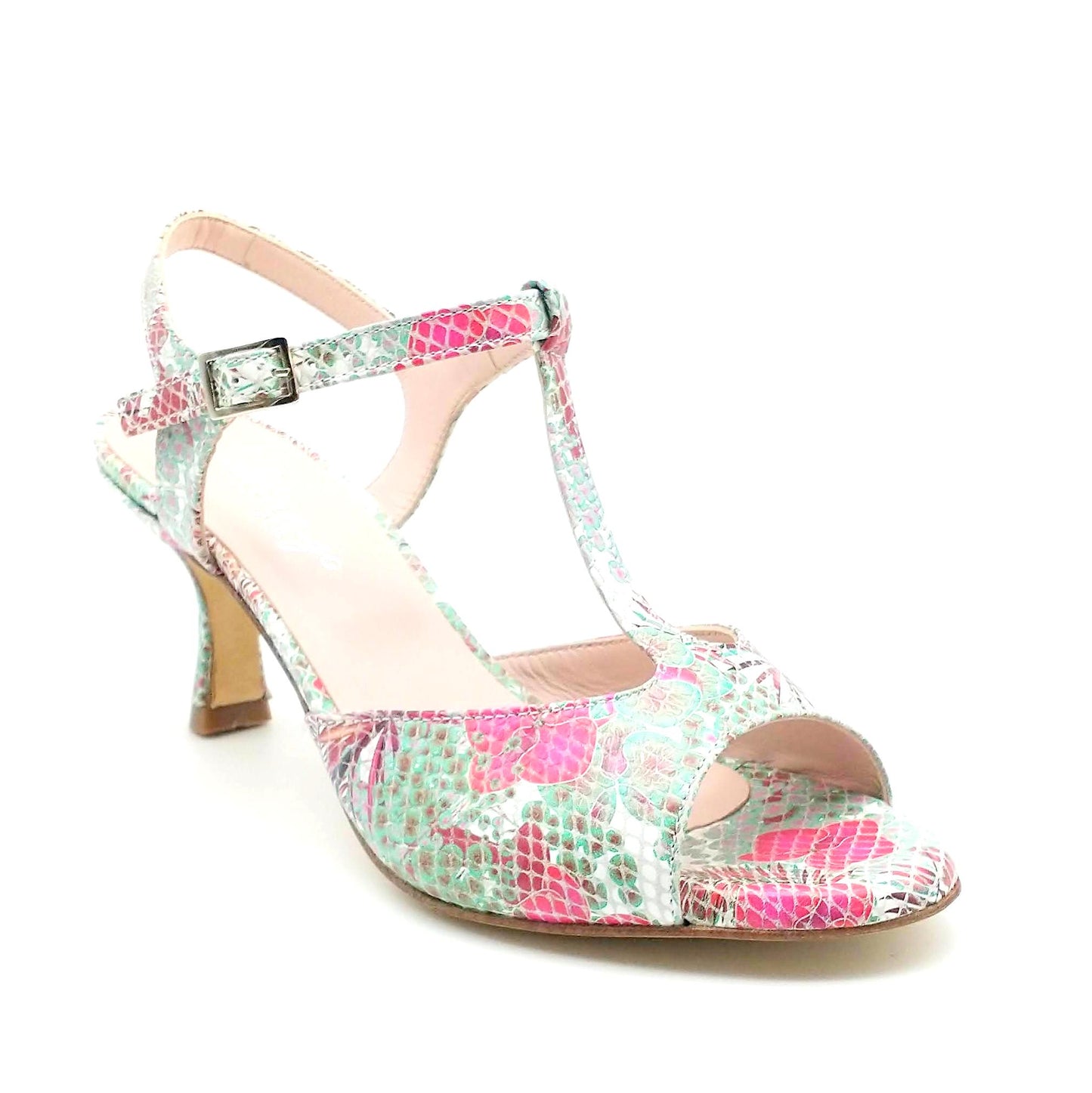 Sencillo pink tropic heels 6cm