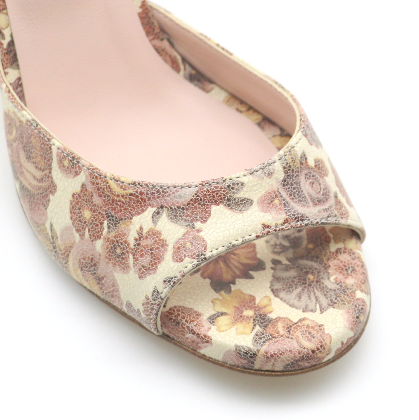 Sentimental Fleurs Caramel talons 8cm
