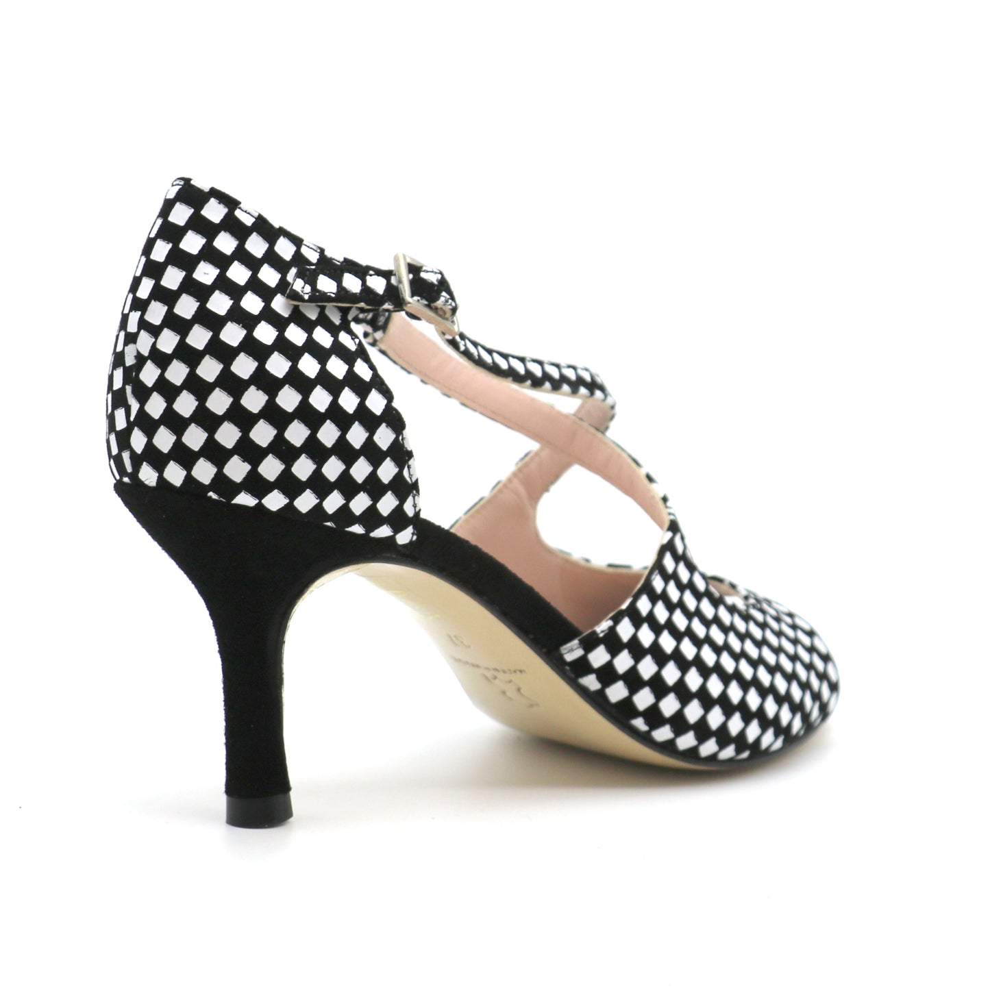 Croisé Black&White talons noirs 7cm