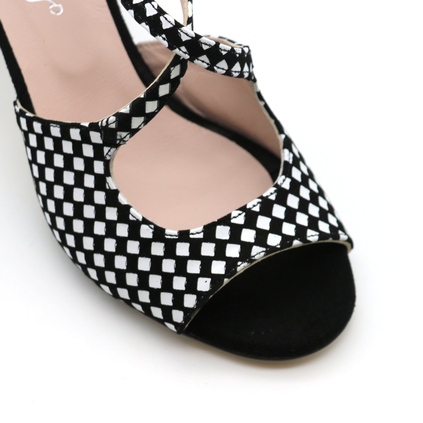 Croisé Black&White talons noirs 7cm