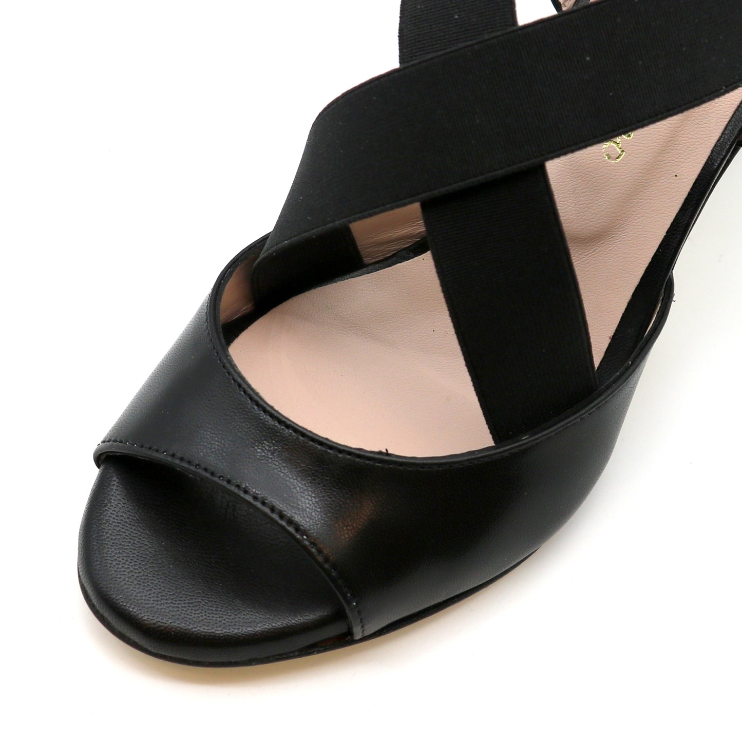 Mirada cuir lisse noir talons 6cm