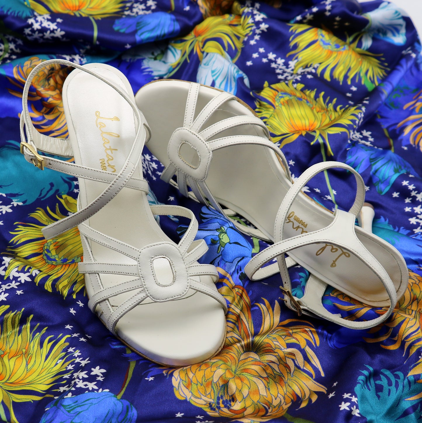 Aire blanc cassé talons 8cm