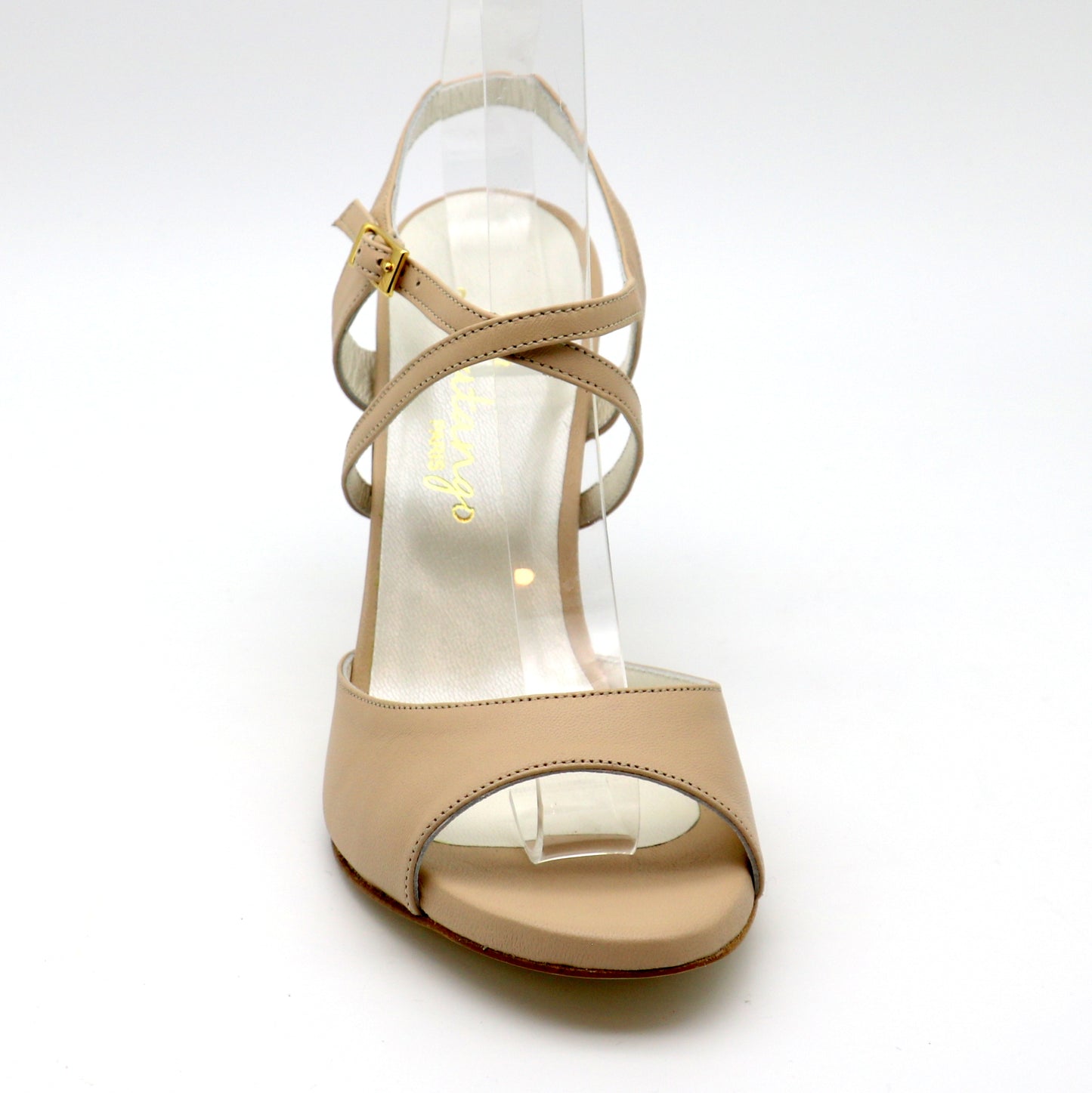 Sentimental Cuir lisse nude talons 8cm
