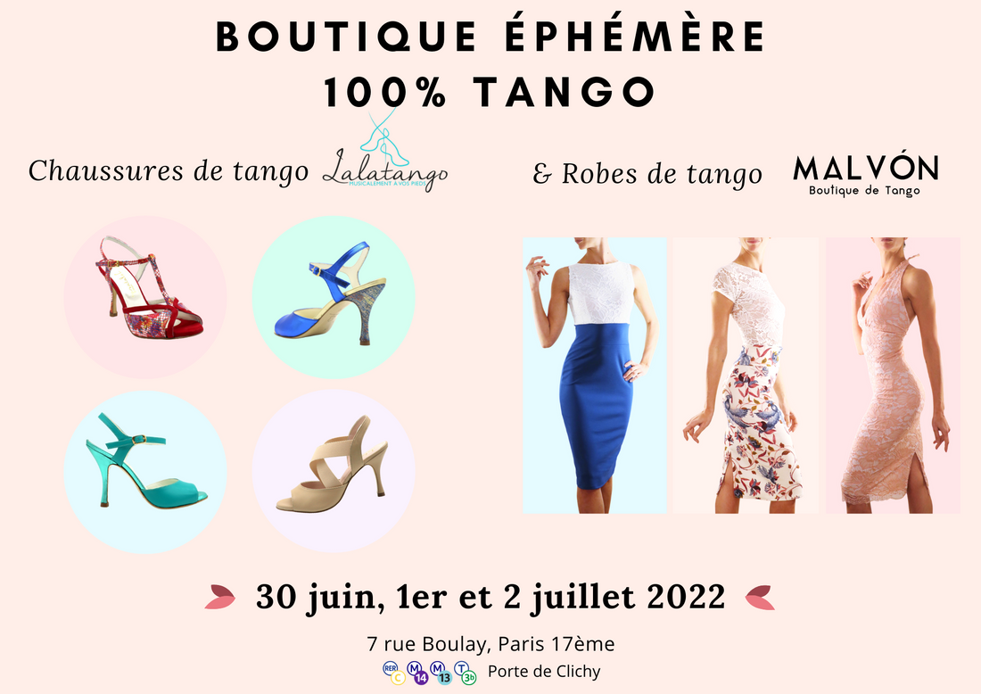 BOUTIQUE EPHEMERE : vêtements MALVÓN et chaussures LALATANGO les 30 juin, 1er et 2 juillet à Paris