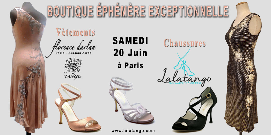 Boutique éphémère exceptionnelle Vêtements et Chaussures le samedi 20 Juin à Paris