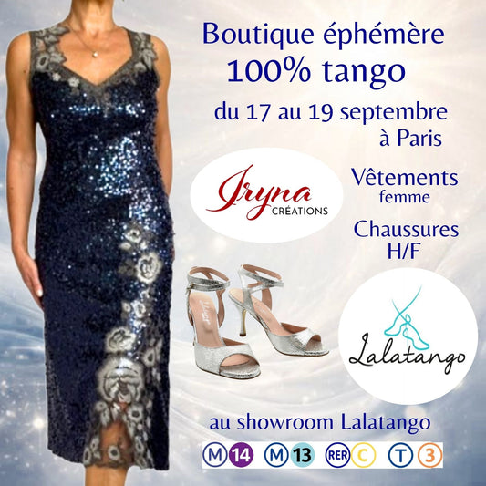 BOUTIQUE EPHEMERE : chaussures Lalatango et vêtements Iryna Créations du 17 au 19 septembre à Paris
