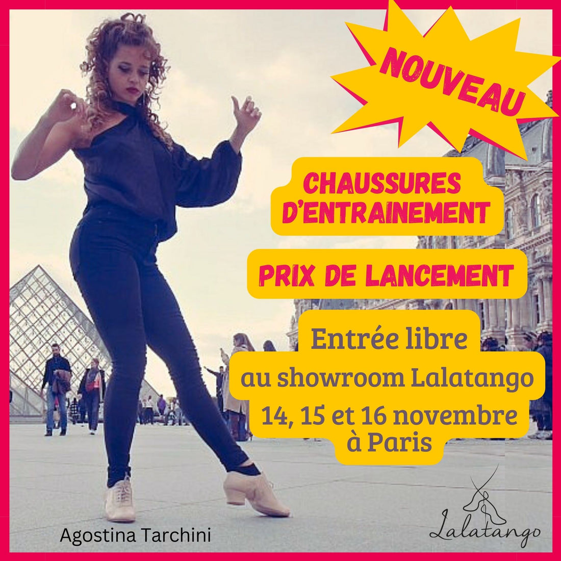 Boutique éphémère lancement des chaussures d’entraînement Lalatango