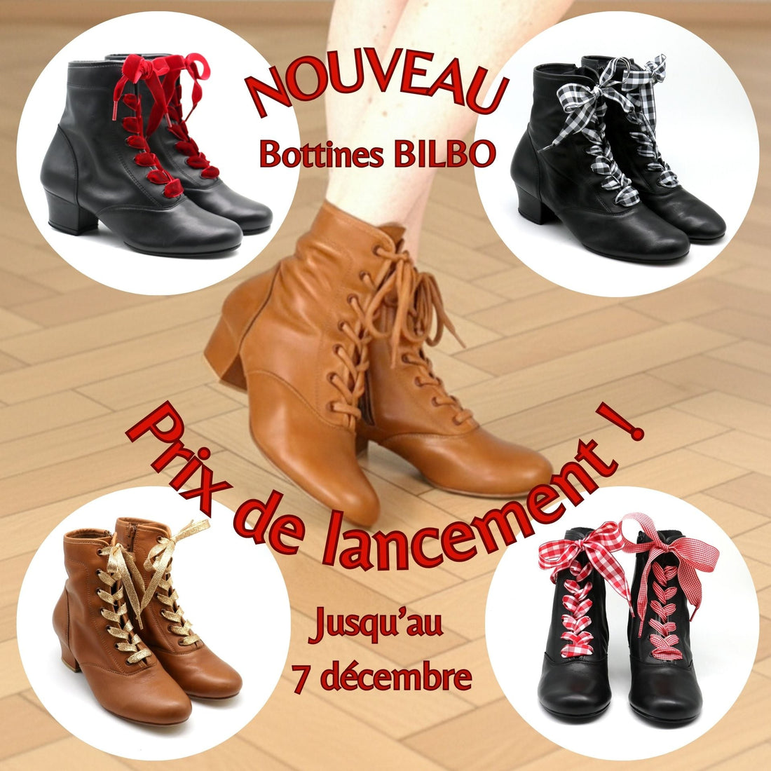 Bottines Lalatango : prolongation de l’offre de lancement + retours gratuits et prolongés pour les commandes en ligne