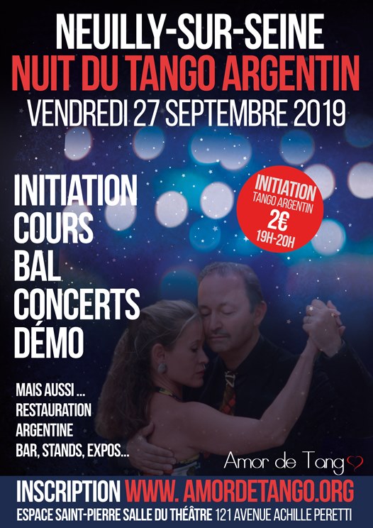 Expo-vente Lalatango à la Grande Nuit du Tango de Neuilly le vendredi 27 Septembre 2019 !!