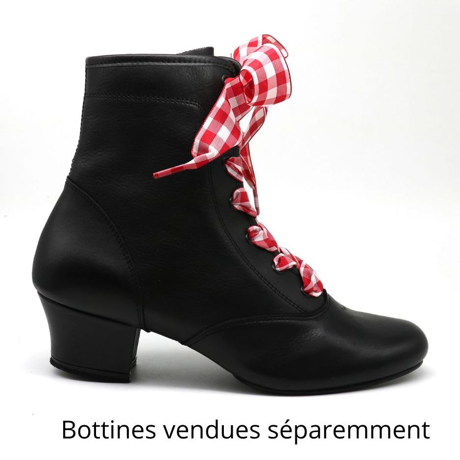 Large red and white checkered shoelaces