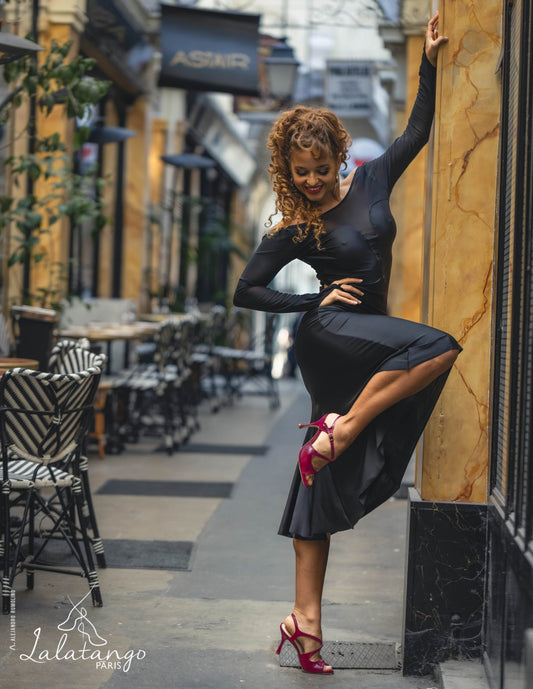 Gloria violine façon reptile talons 8cm