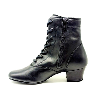 Bilbo bottines cuir lisse noir