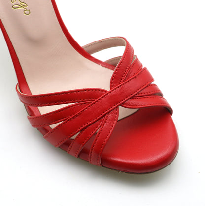 Libre red heels 8cm