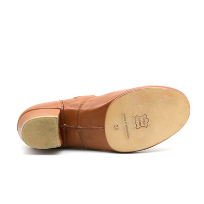 Bilbo bottines cuir lisse naturel