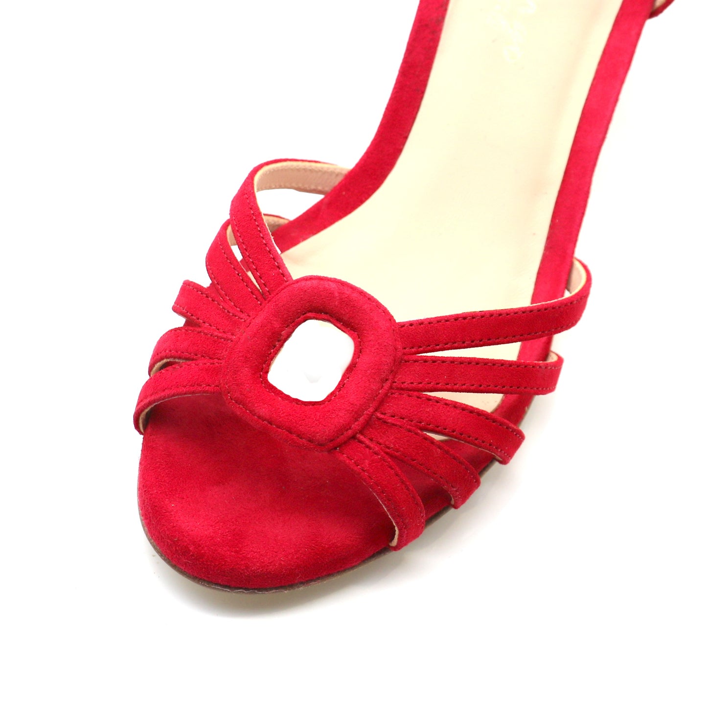 Buenos Aires cuir velours rouge profond