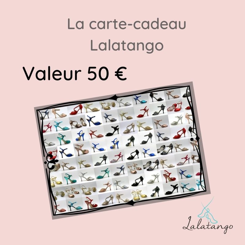 Carte-cadeau Lalatango (de 10€ à 209€ au choix)