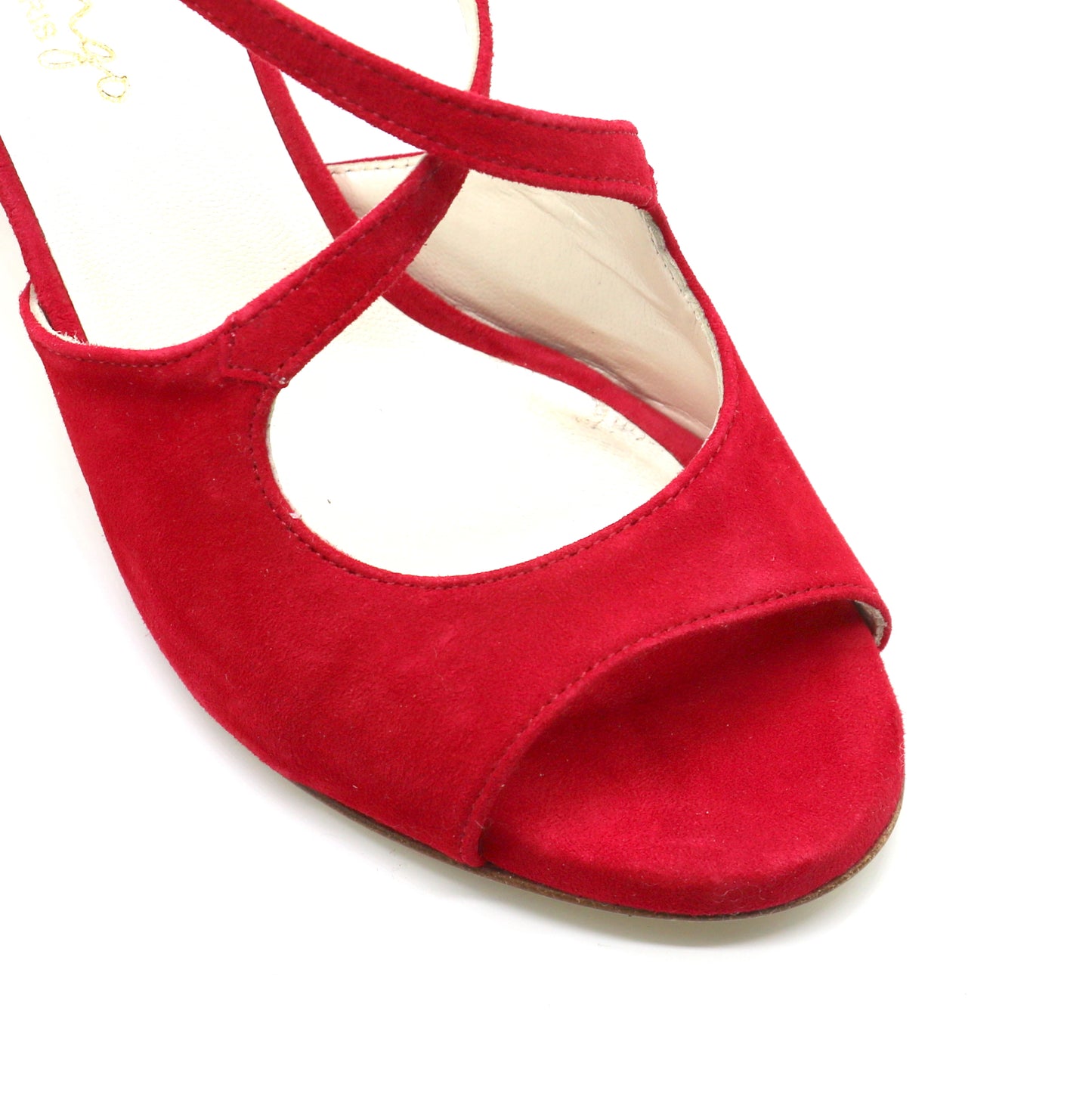 Double Breasted Velvet Deep Red heels 6cm