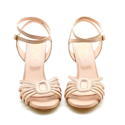 Aire pearly nude heels 8cm