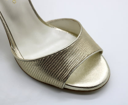 Flor Golden Serpent heels 8cm