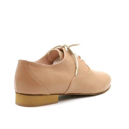 Tamango smooth leather cappuccino dance sole
