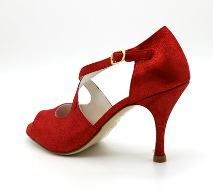 Rojo cross heels 8cm