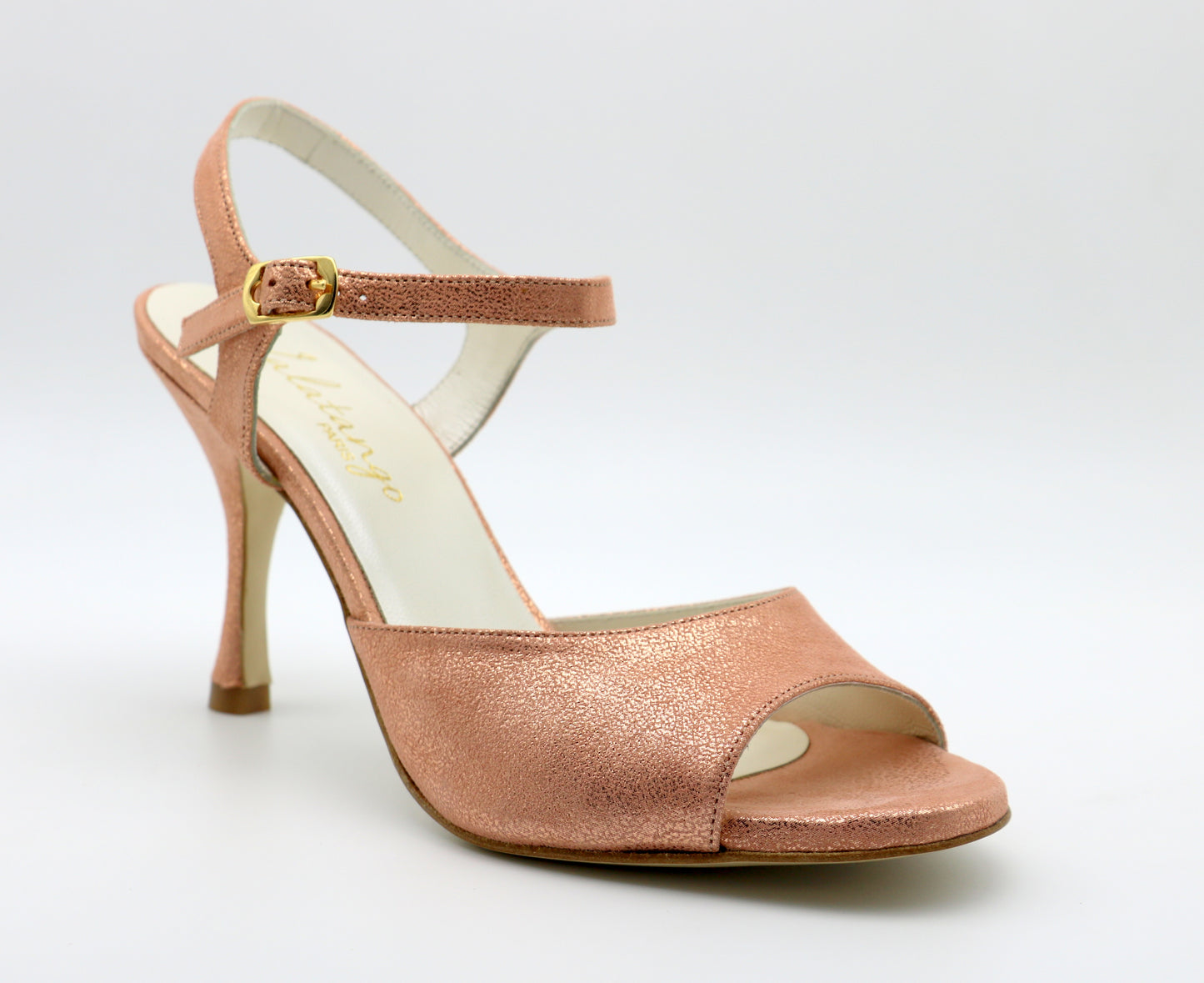 Uno Champagne Rosé heels 8cm