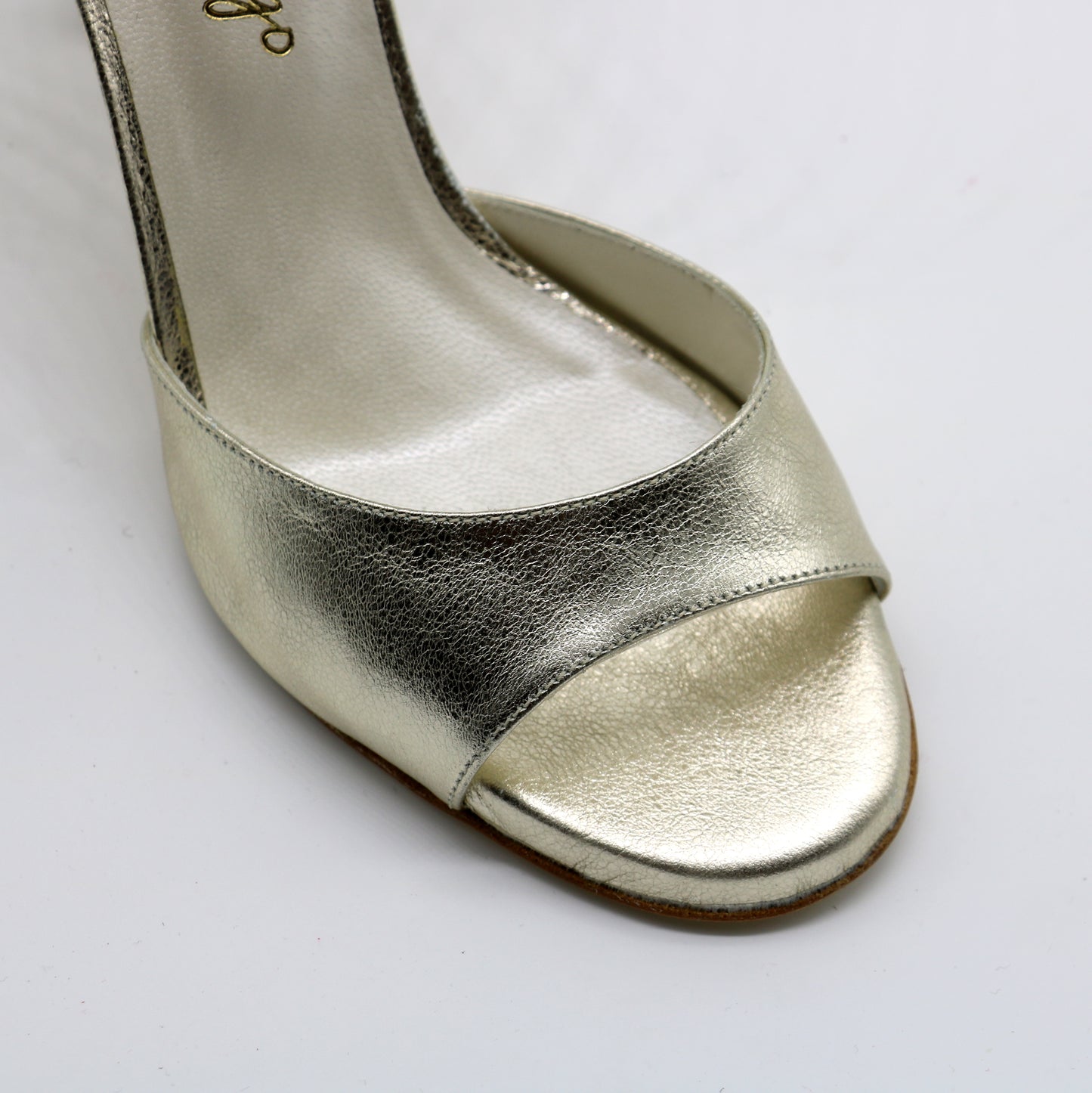 Picaflor Champagne Golden Shiny heels 8cm