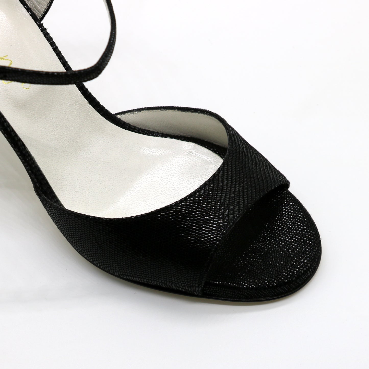 Uno Snake Black heels 7cm