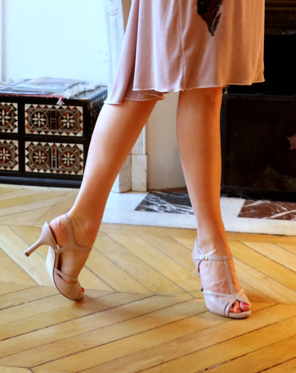 Salome nude heels 7cm